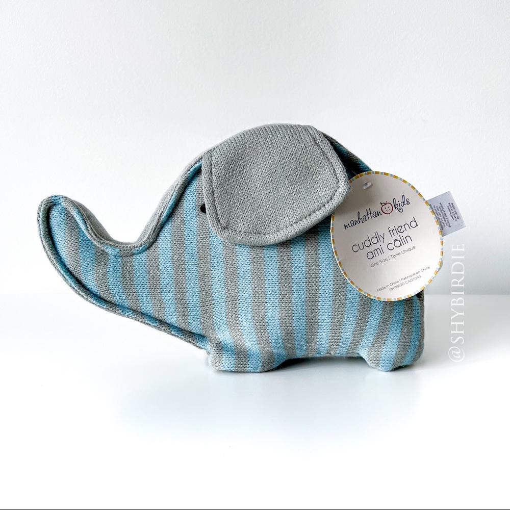 NWT Striped Elephant Plush Toy